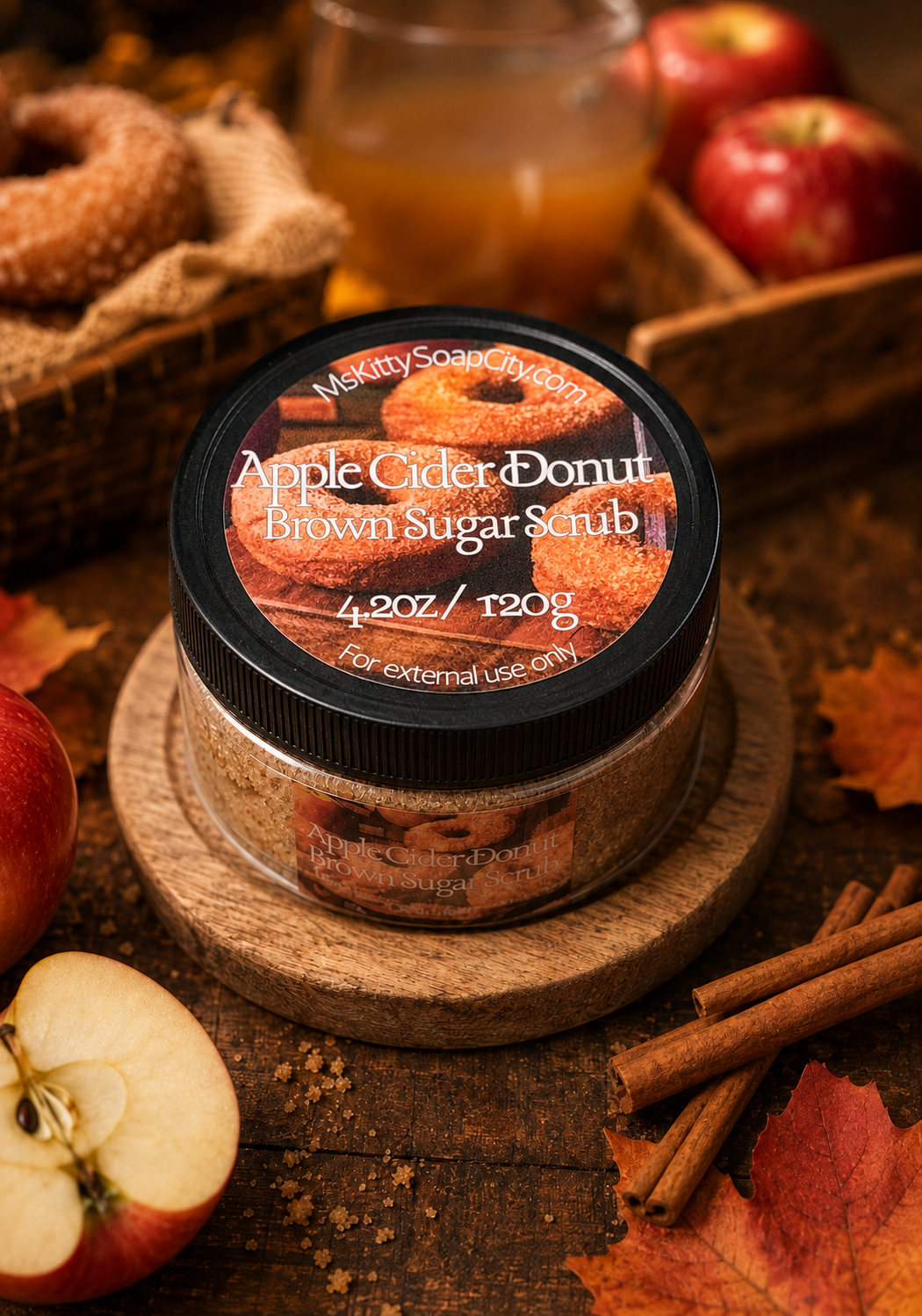 Apple Cider Donut Brown Sugar Scrub