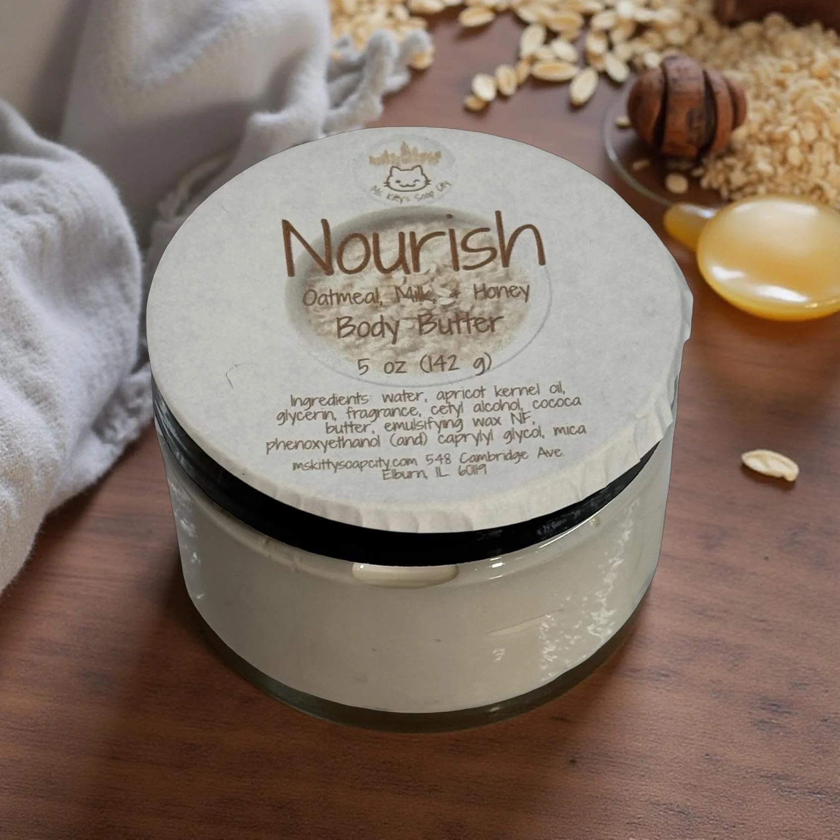 Nourish Oatmeal, Milk & Honey Body Butter