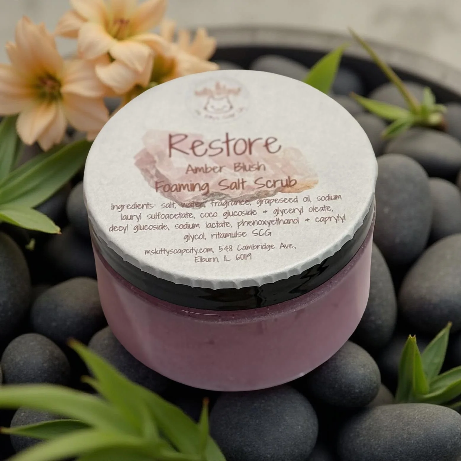 Restore Amber Blush Salt Scrub