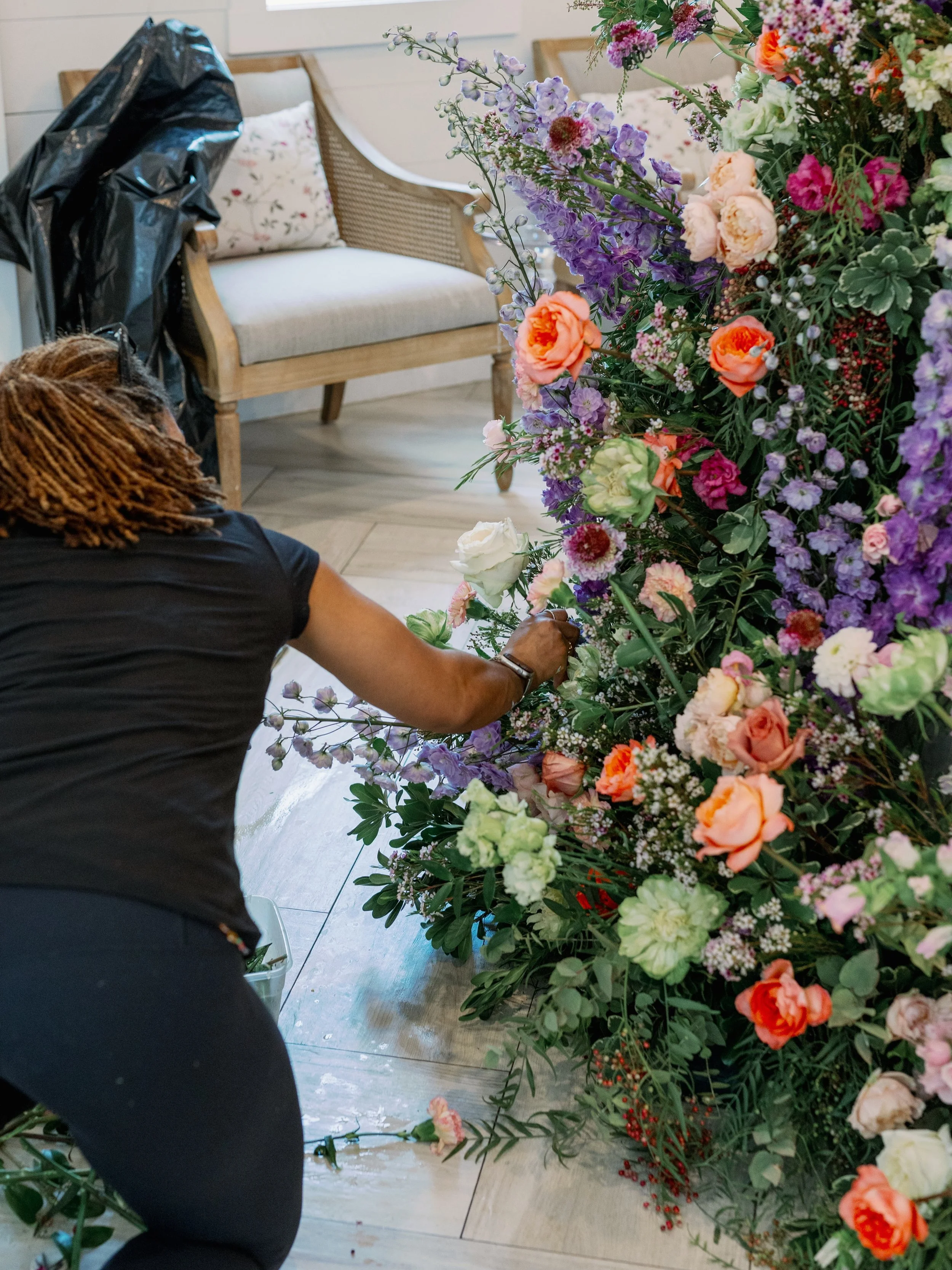 Floral design is an intense artistry.

It&rsquo;s hours on your feet&hellip; on the floor&hellip; adjusting, rebuilding, and refining&mdash;until every stem is exactly where it needs to be.

It&rsquo;s more than just playing with flowers. Although th