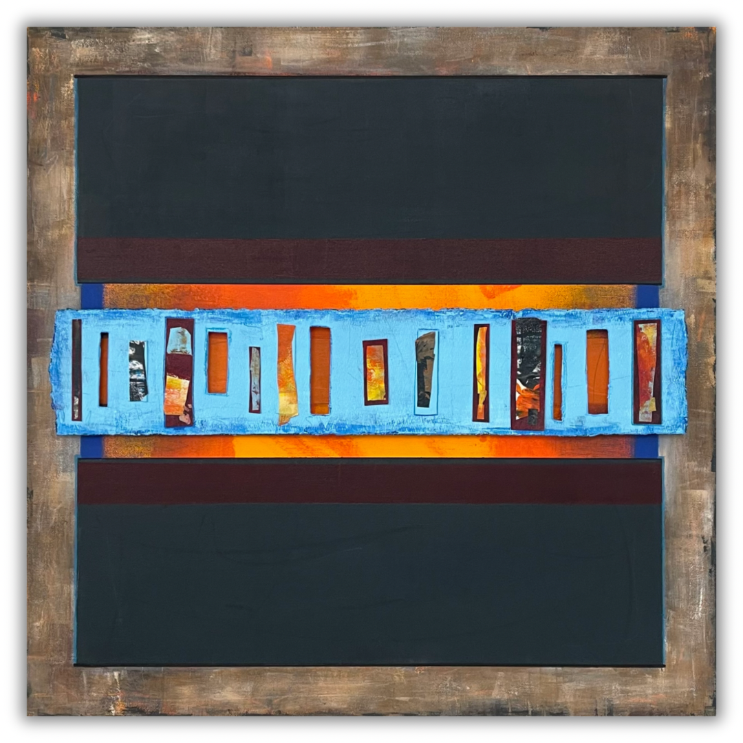 Cipher of Light ~ Acrylic on Canvas ~ 24" x 24" x 1.5" ~ $425