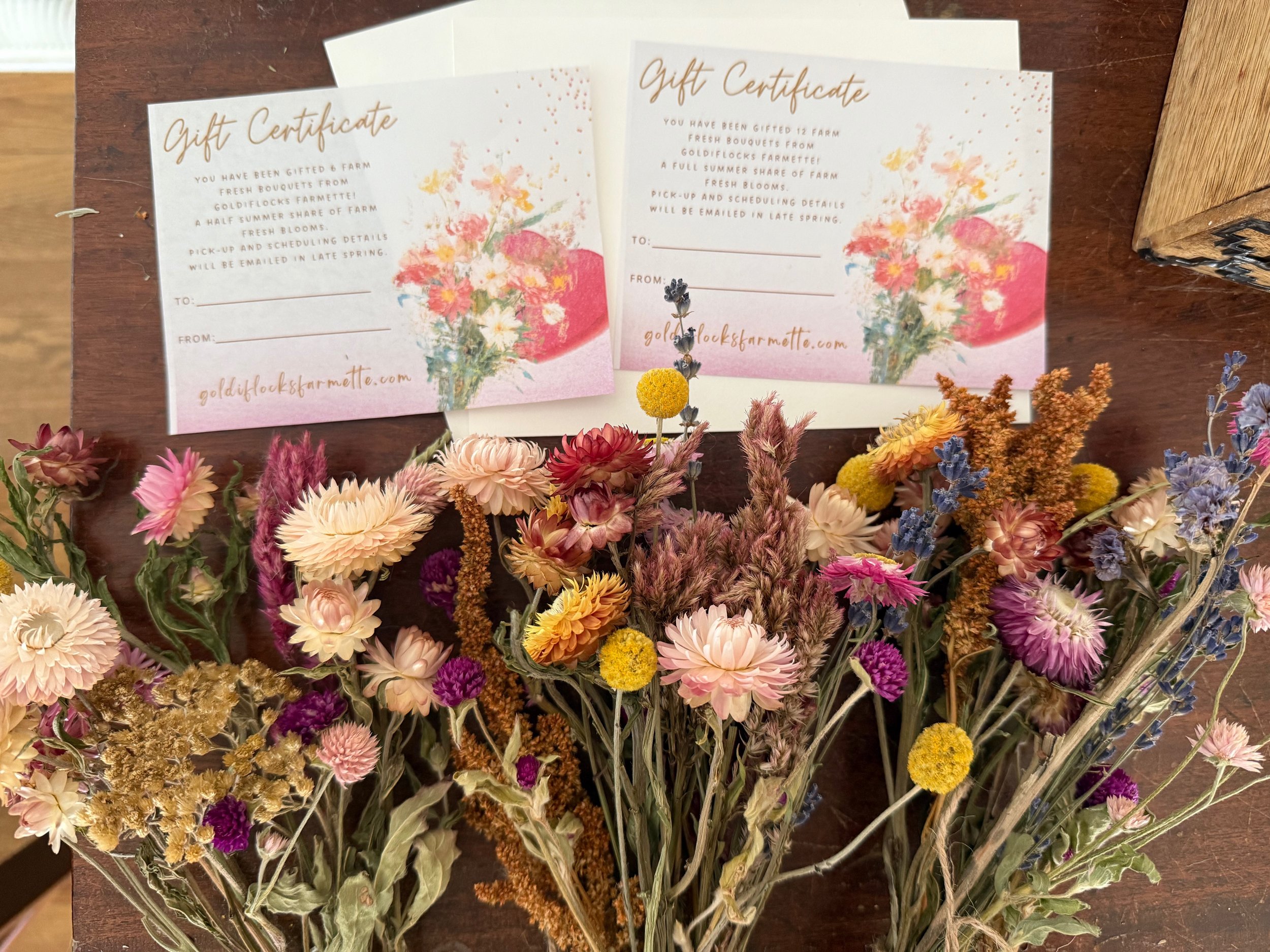 CSA Dried Floral Bouquet