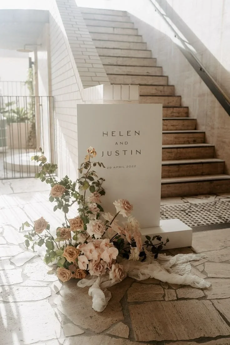 Welcome Sign Floral