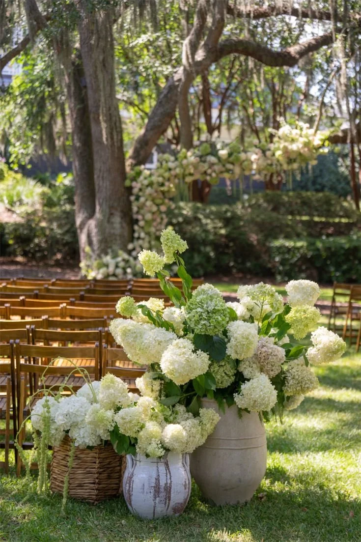 aisle markers floral