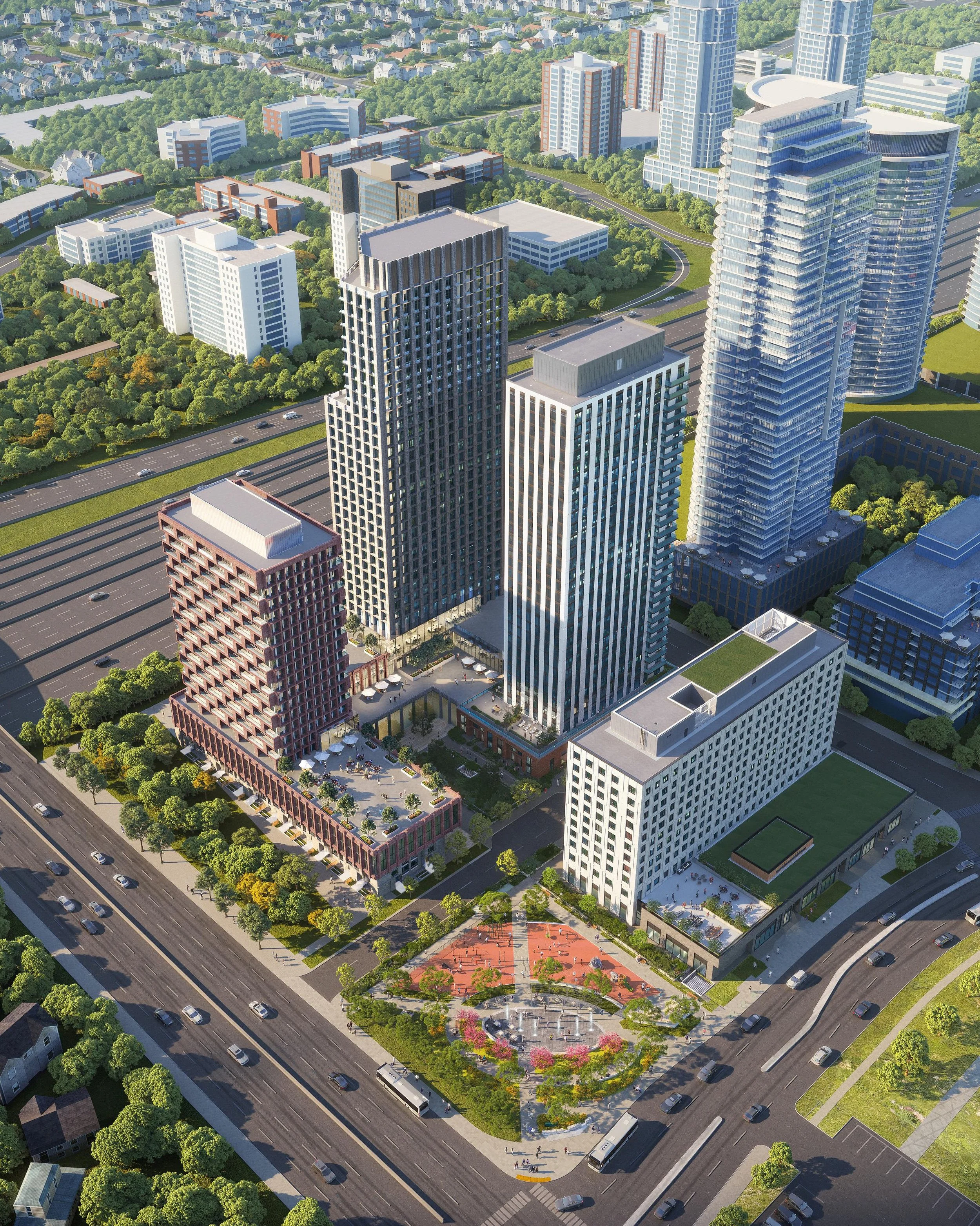 Exciting to be a part of this rezoning approval that delivers a truly complete community in West Toronto, bringing together mid-rise and high-rise residential forms with retail, mixed affordability, community space, public parkland, and POPS, totalin