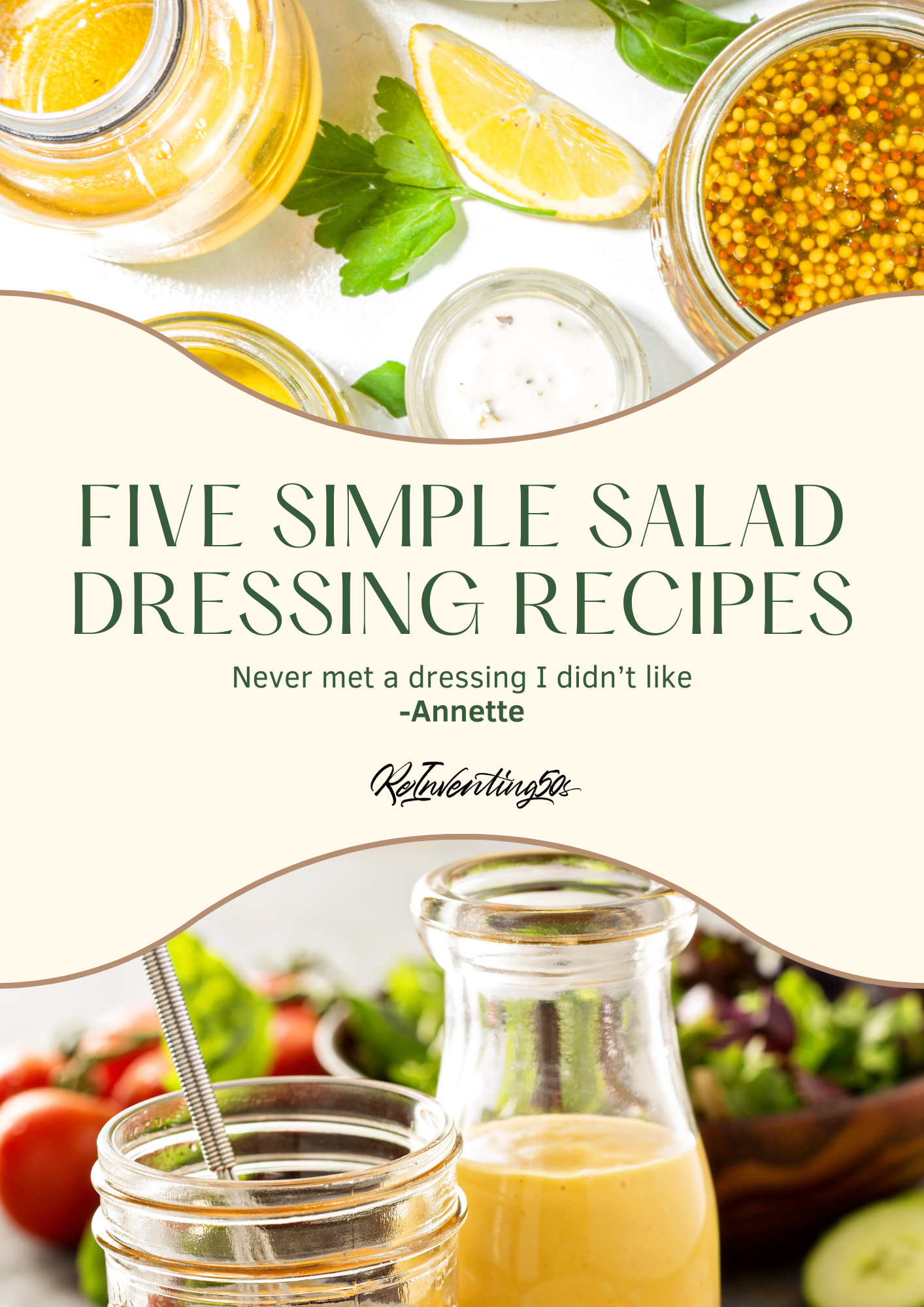 Five Simple Salad Dressing Recipes