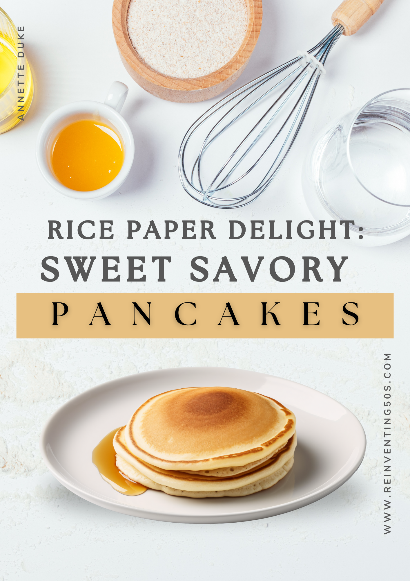 Rice Paper Delight: Sweet and Savory Pancakes
