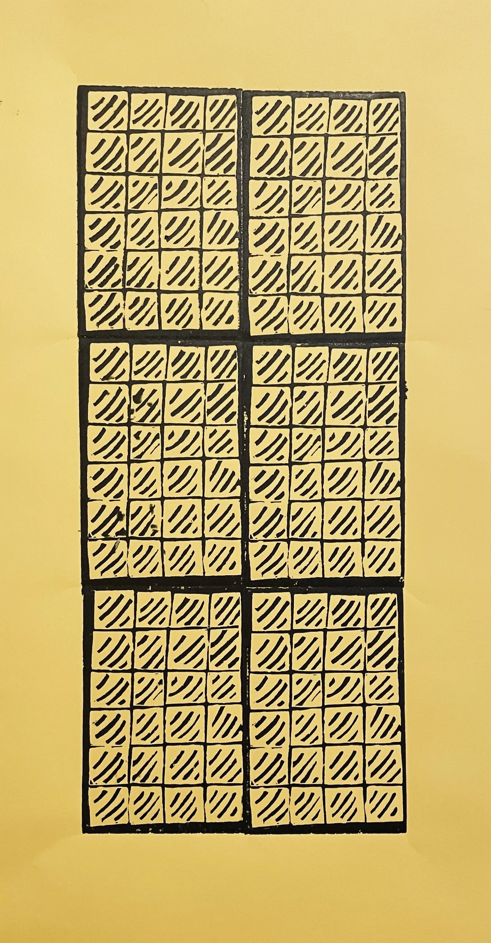 Work II (6 Panel), 12x24, 2025