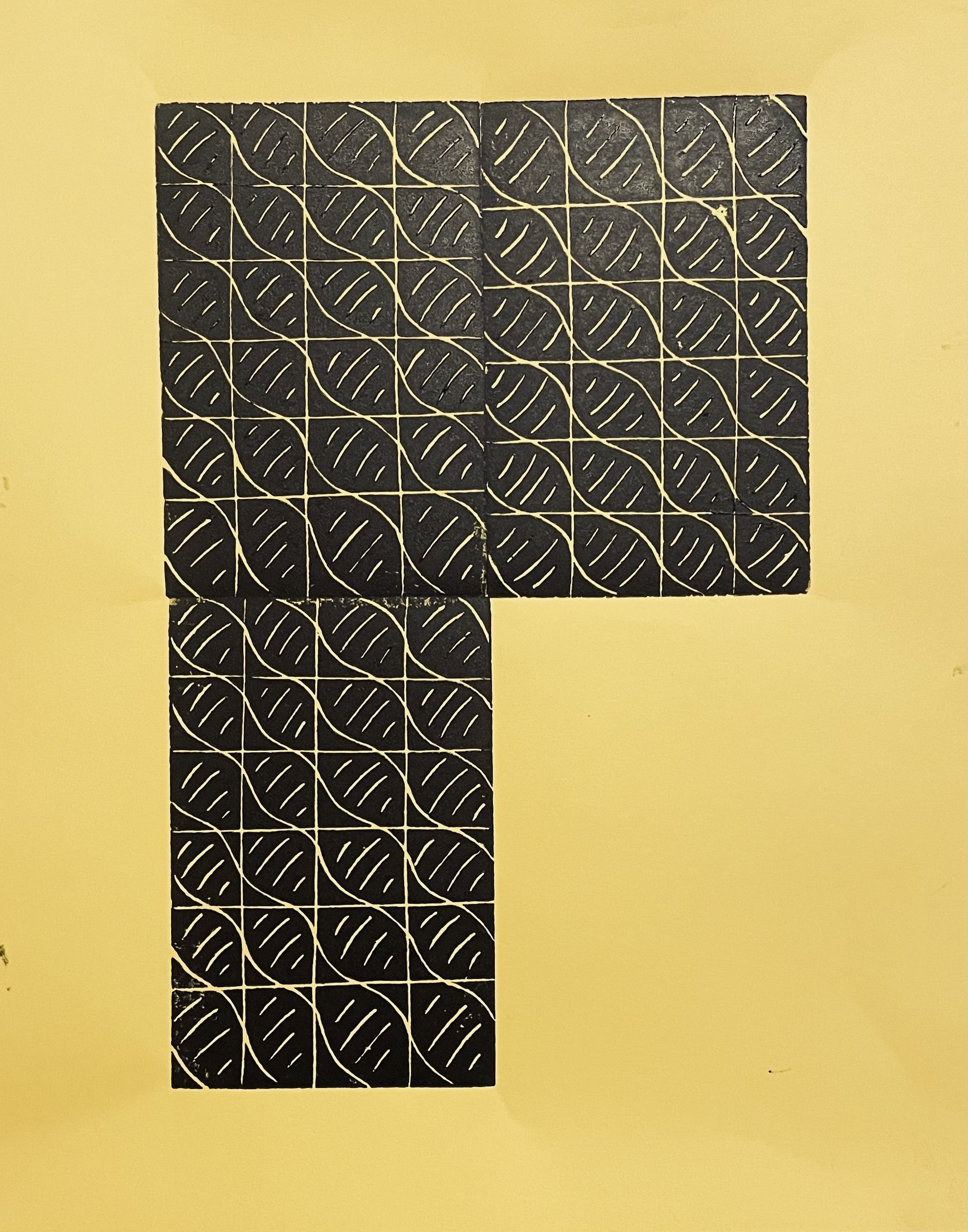 Work I (3 Panel), 12x15, 2025
