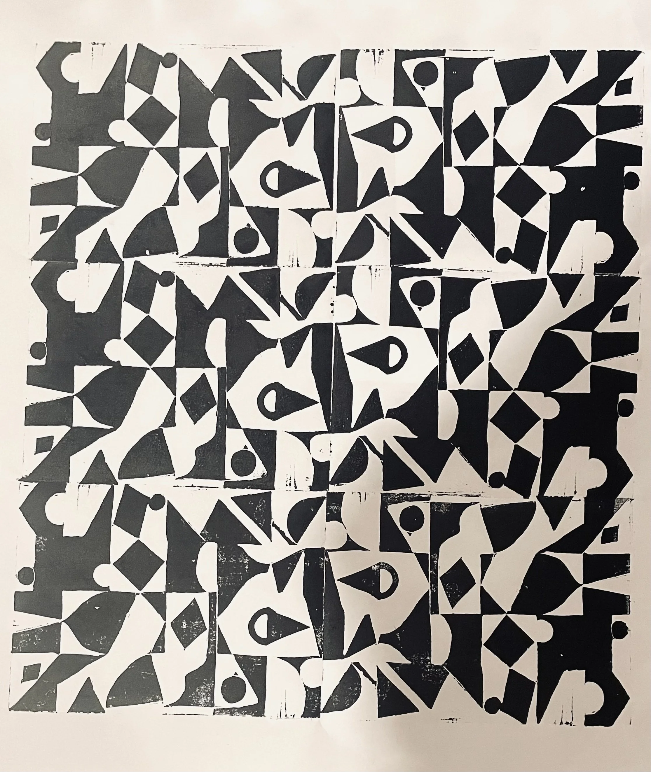 Motherhood (6 Panel), 18x20, 2025
