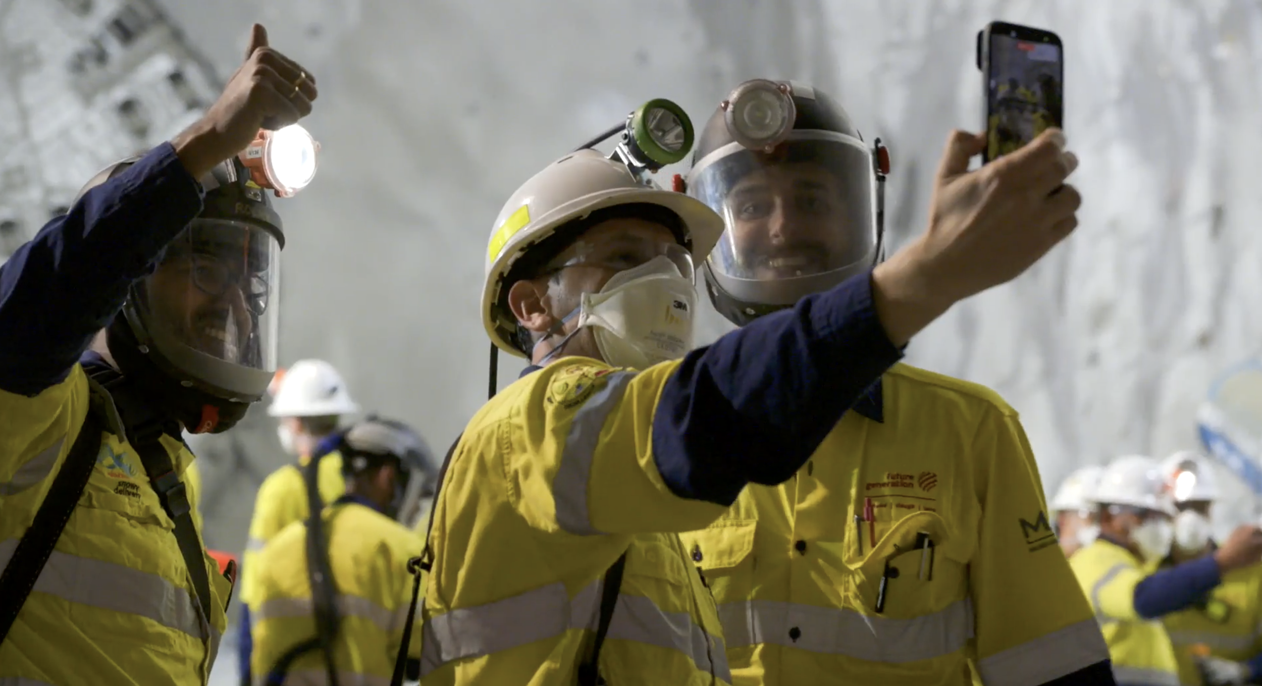 Snowy Hydro 2.0 - TBM breakthrough Video and Photography