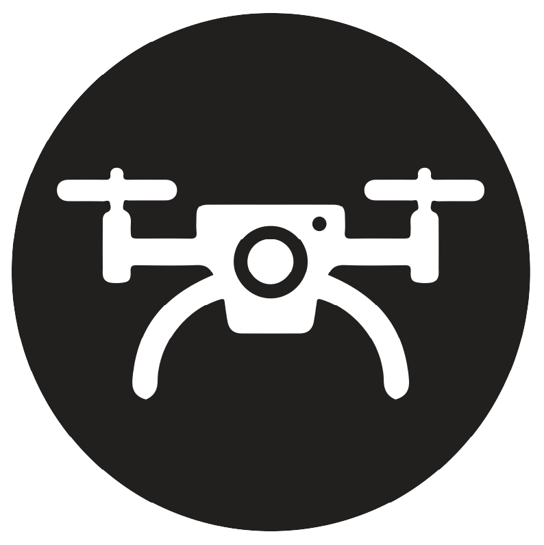 Logo with picture of a drone