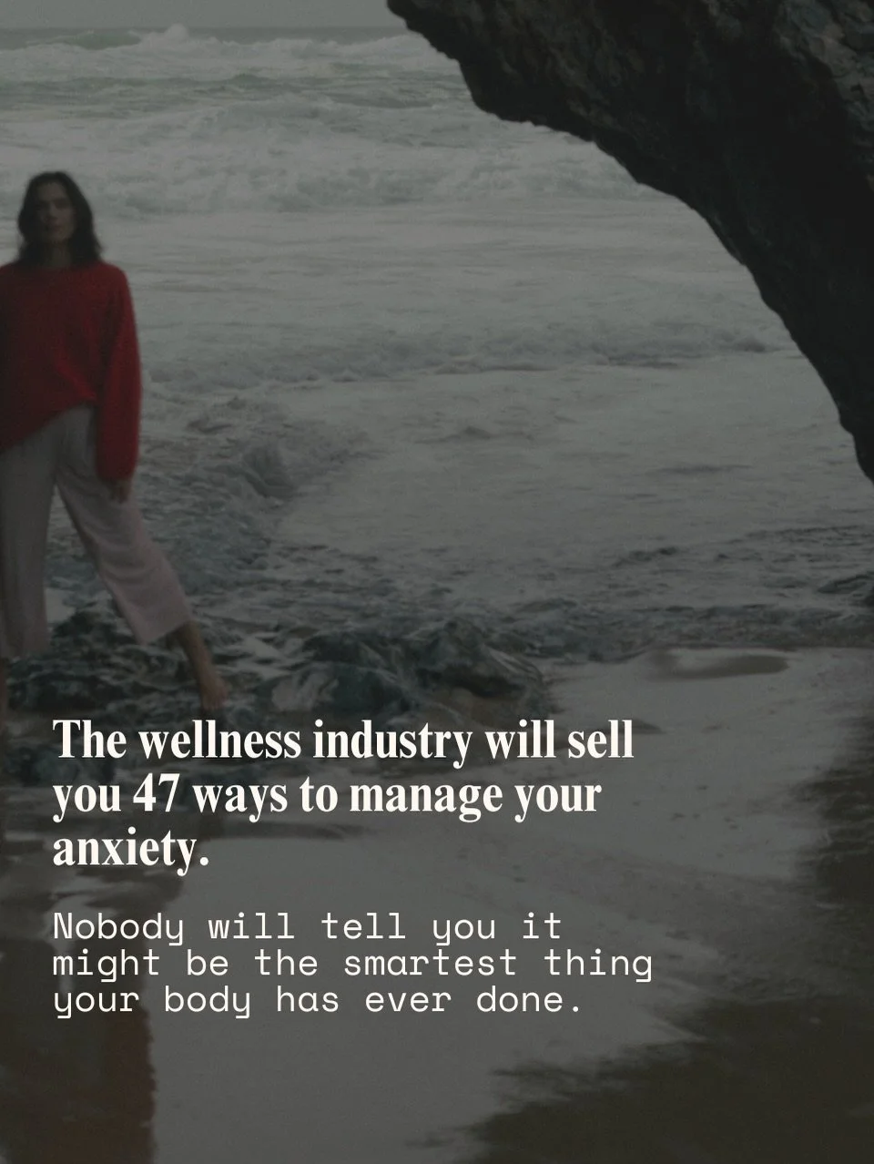 I met a woman who moved from Mexico to Spain and started having panic attacks.

Her nervous system was working perfectly.
It was doing exactly what it was built to do: registering a massive life change before her mind had caught up. Asking her to fee
