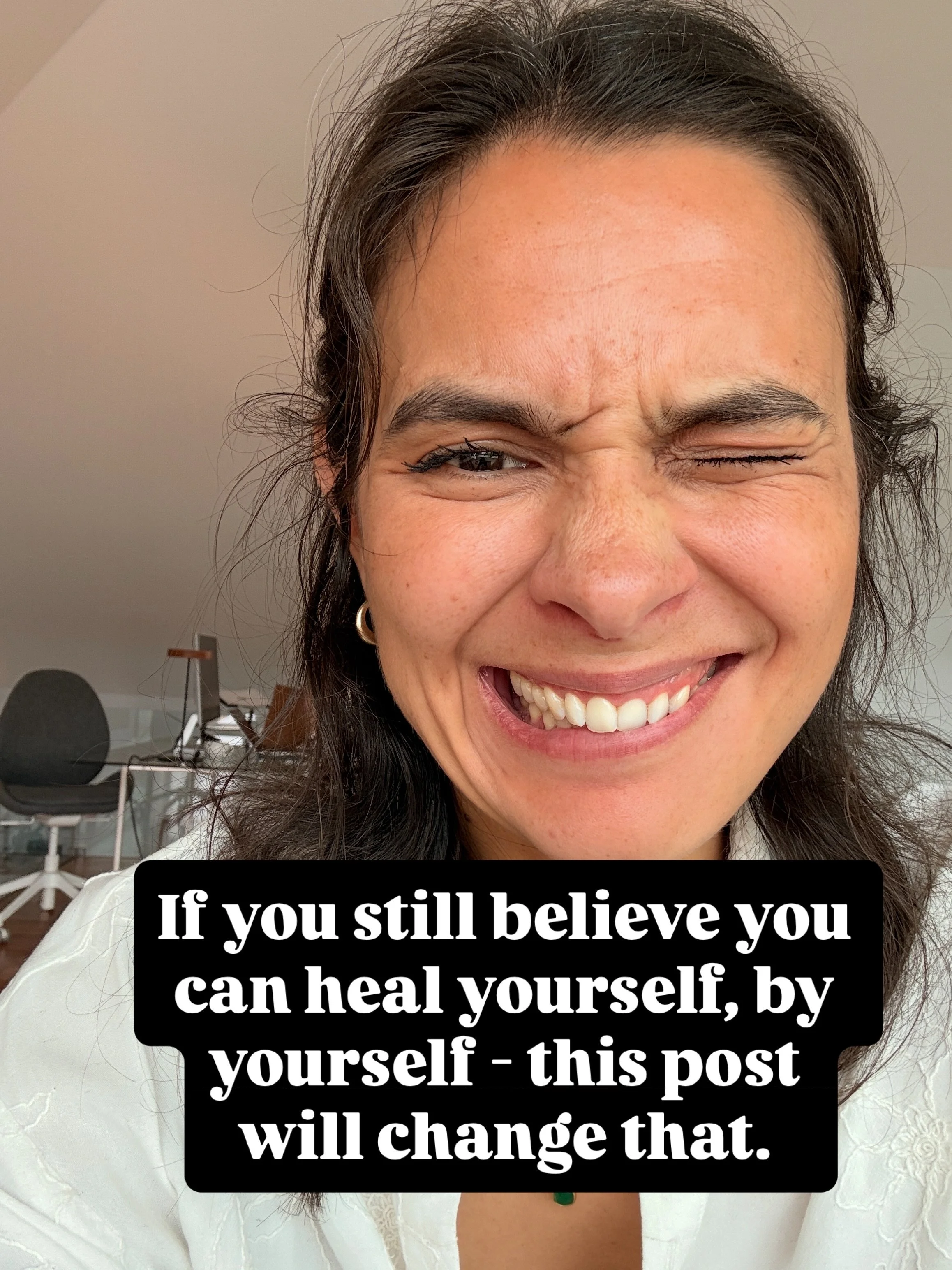 We have been sold managing. Not true healing.

All the self-regulation will only get you so far. Yes, it helps to stabilize. And stabilizing matters. But to shift a wound, to really heal, we need another human being.
Someone who has the ability to no