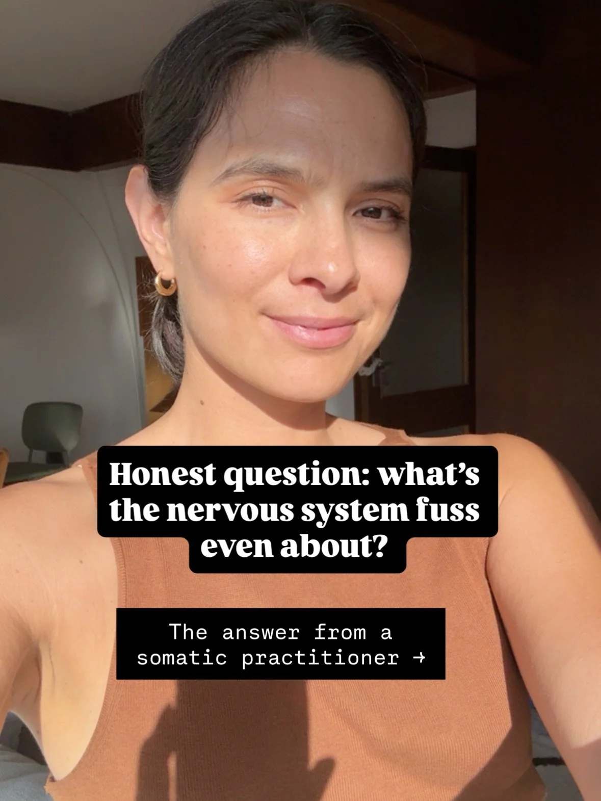 Honest question. What&rsquo;s the nervous system fuss even about?

Here&rsquo;s my answer, after years of living it and now guiding women through it.

It was never about the tools. The breathwork, the protocols, the cold plunge of the week. Those hel