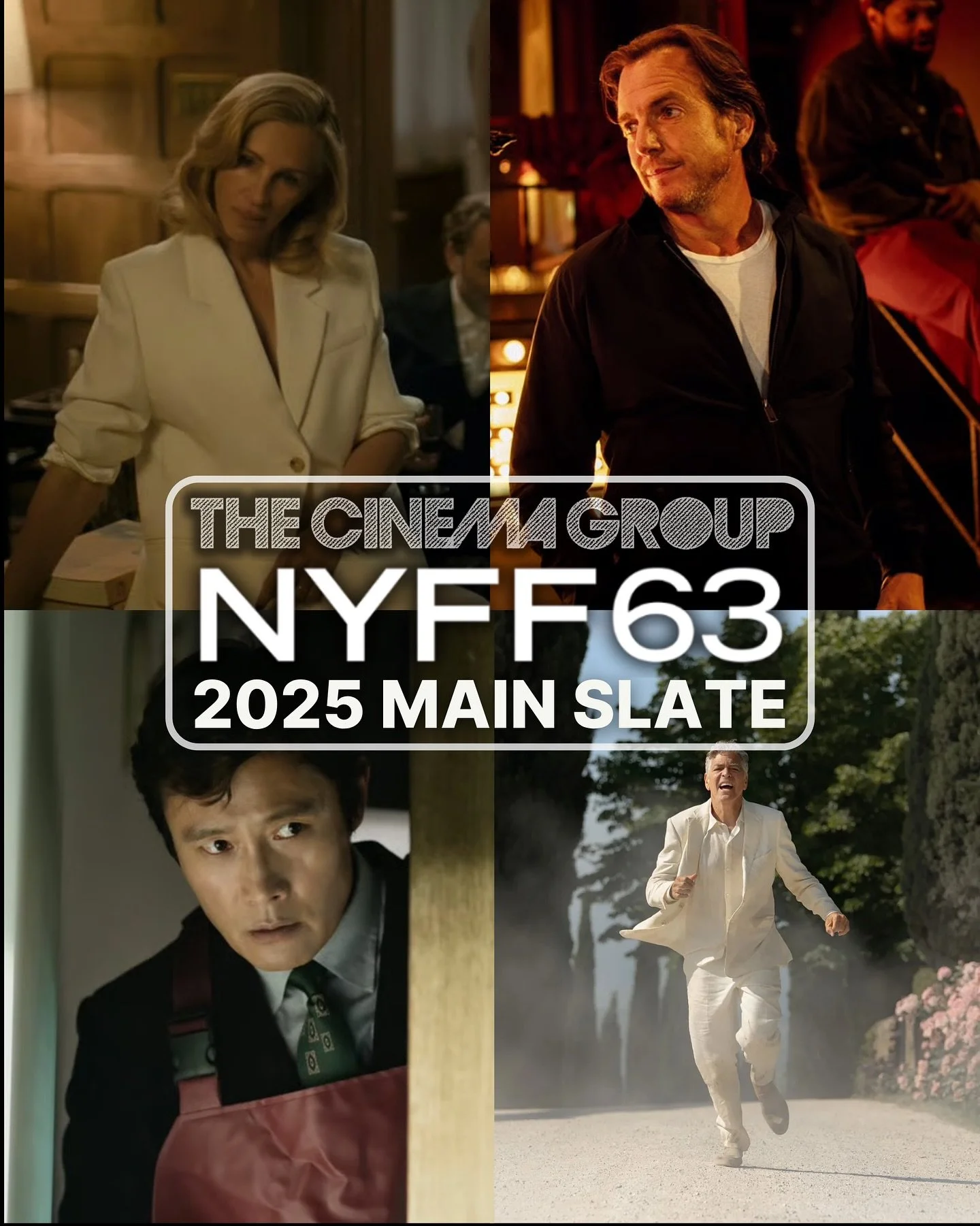 The 63rd New York Film Festival kicks off with cinematic firepower&mdash;from Luca Guadagnino&rsquo;s &lsquo;After the Hunt&rsquo; to Park Chan-wook&rsquo;s &lsquo;No Other Choice&rsquo; to Bradley Cooper&rsquo;s Latest Film &lsquo;Is This Thing On?&