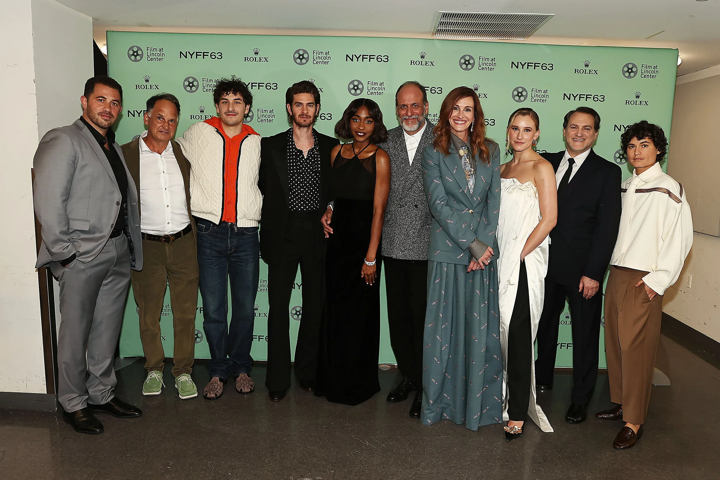  Cast with  Filmakers of AFTER THE HUNT 