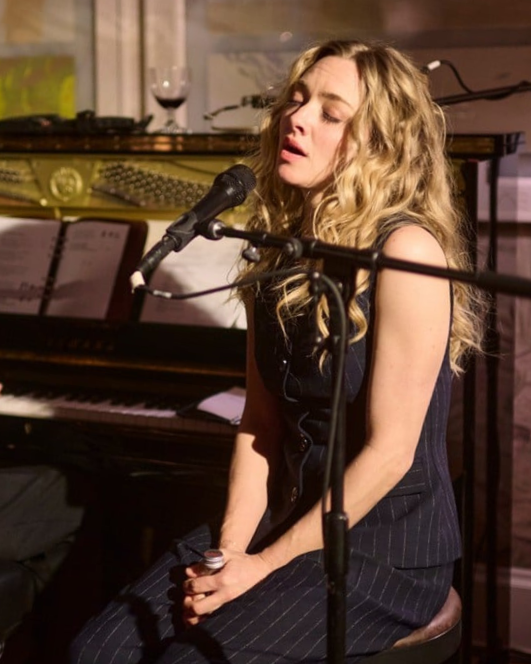 Amanda Seyfried – Live Performance at The Crosby Hotel