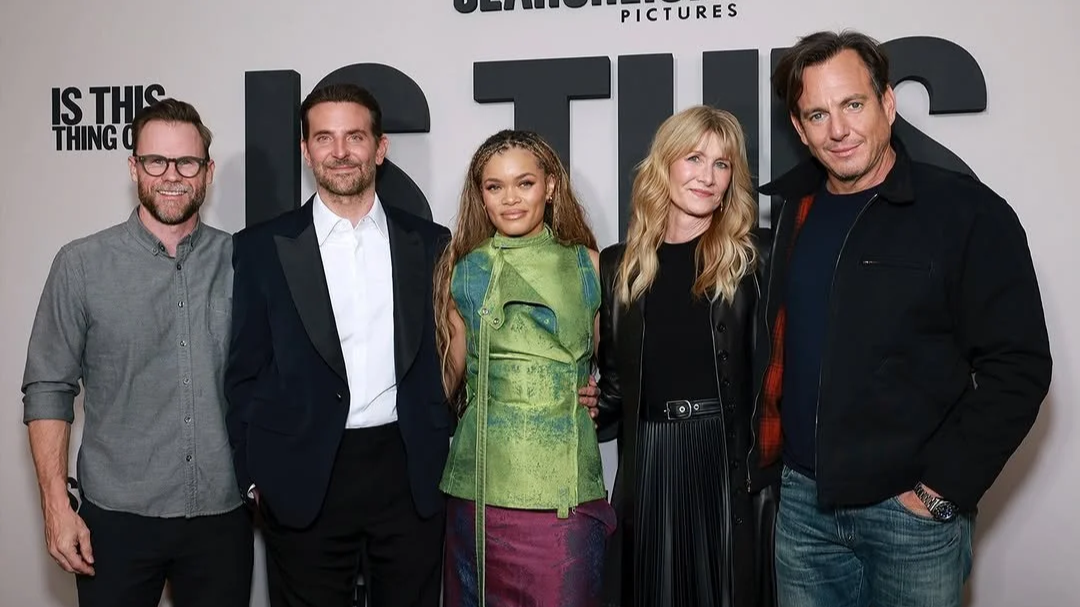Weston Middleton, Bradley Cooper, Andra Day, Laura Dern and Will Arnett 