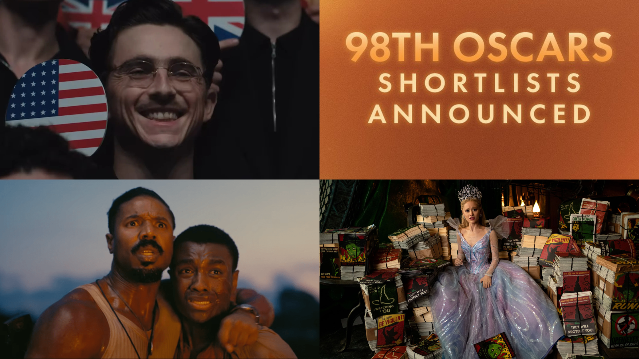 98th Oscars Shortlists Revealed Across 12 Categories as Awards Season Heats Up