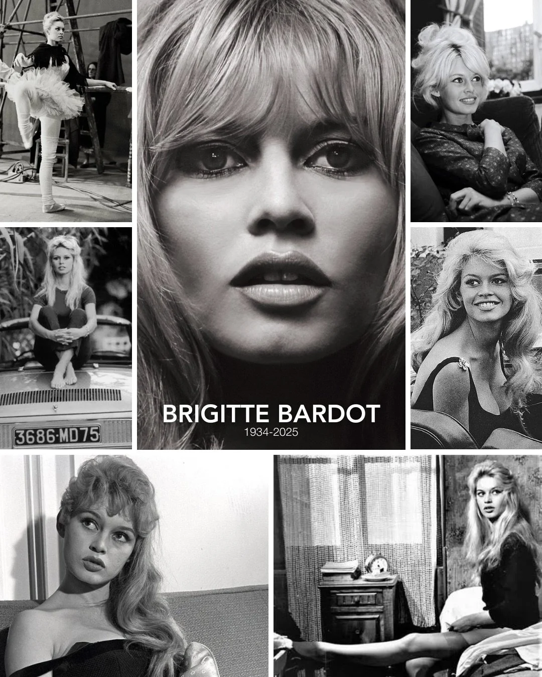Brigitte Bardot has died at 91.

The French icon, once described as &ldquo;the most liberated woman of post-war France,&rdquo; rose to global stardom with And God Created Woman and redefined the limits of fame, beauty, and rebellion. She left Hollywo