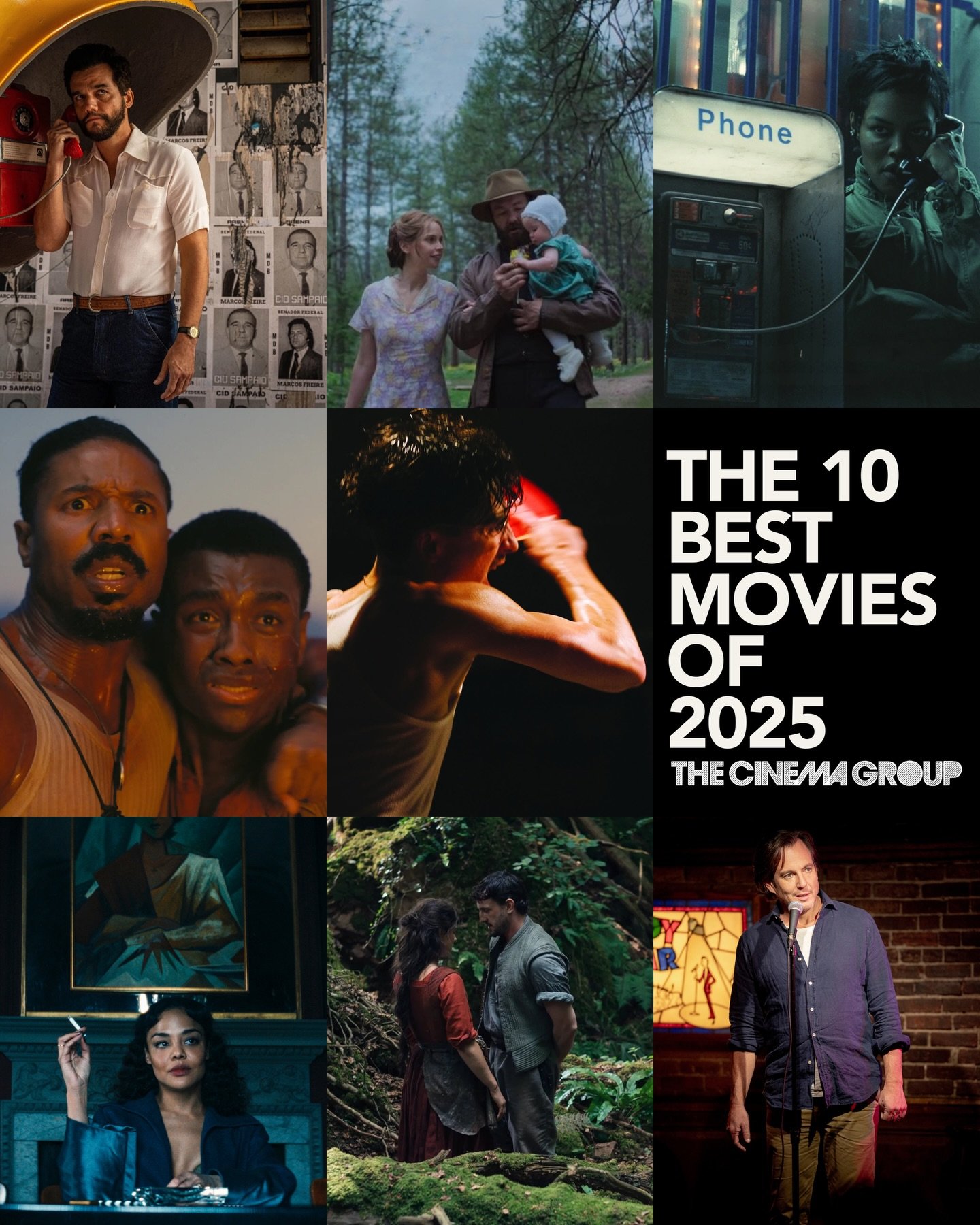 As the year comes to a close, these are The Cinema Group&rsquo;s picks for the 10 Best Movies of 2025.

Ten films that defined the year in different ways &mdash; through performance, ambition, restraint, and risk. Some were quiet. Some were confronta