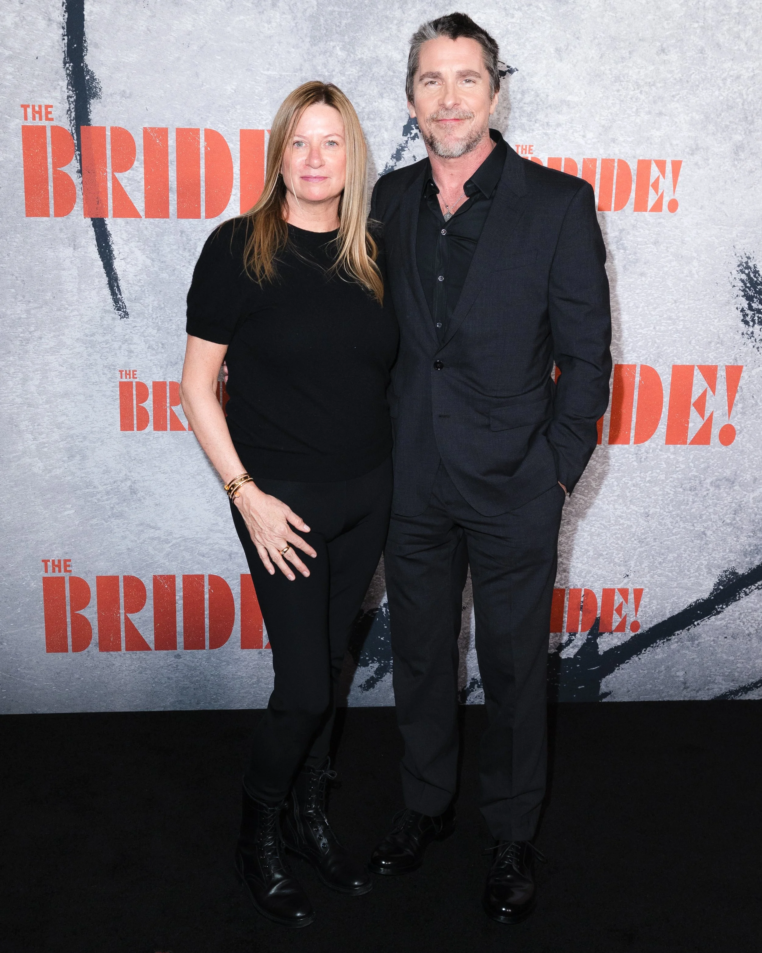 Emma Tillinger Koskoff and Christian Bale