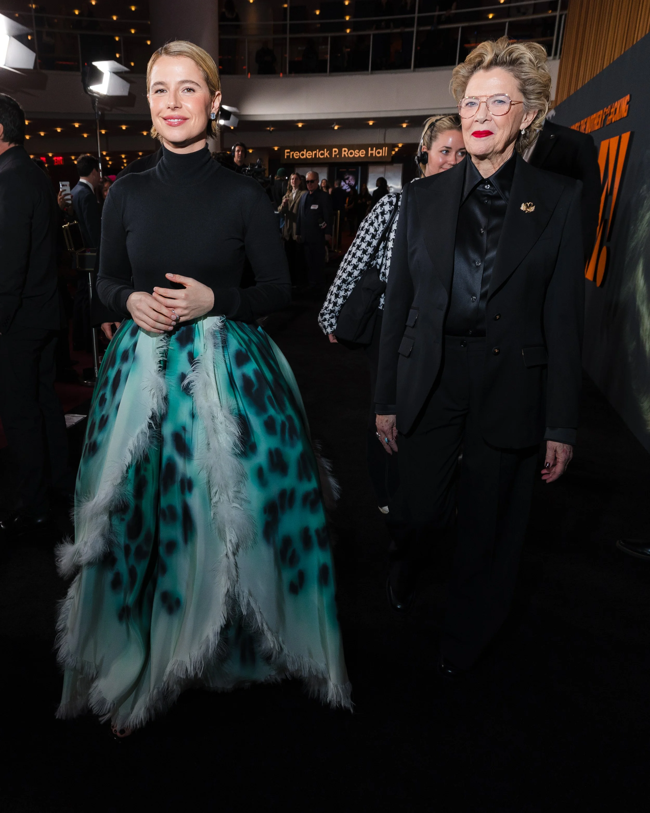 Jessie Buckley and Annette Bening