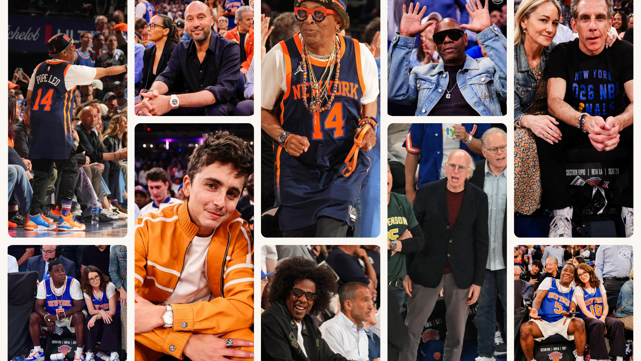 NBA Finals 2026: Timothée Chalamet, Spike Lee, Jay-Z, Cardi B and More Stars Turn Knicks vs. Spurs Into a Celebrity Event