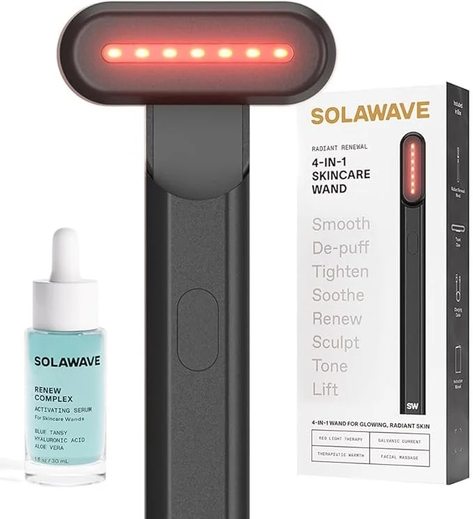 Solawave 4-in-1 Radiant Renewal Red Light Therapy Wand