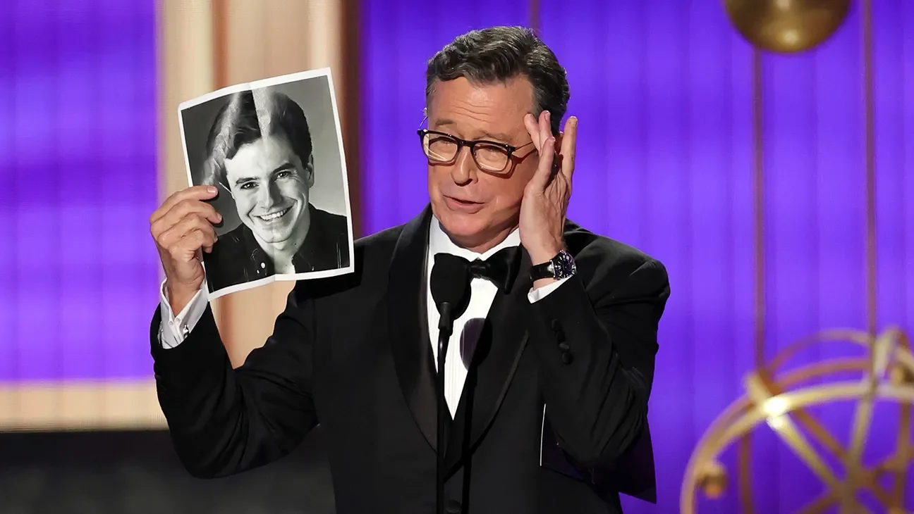 Stephen Colbert Asks “Is Anyone Hiring?” While Presenting at the Emmys