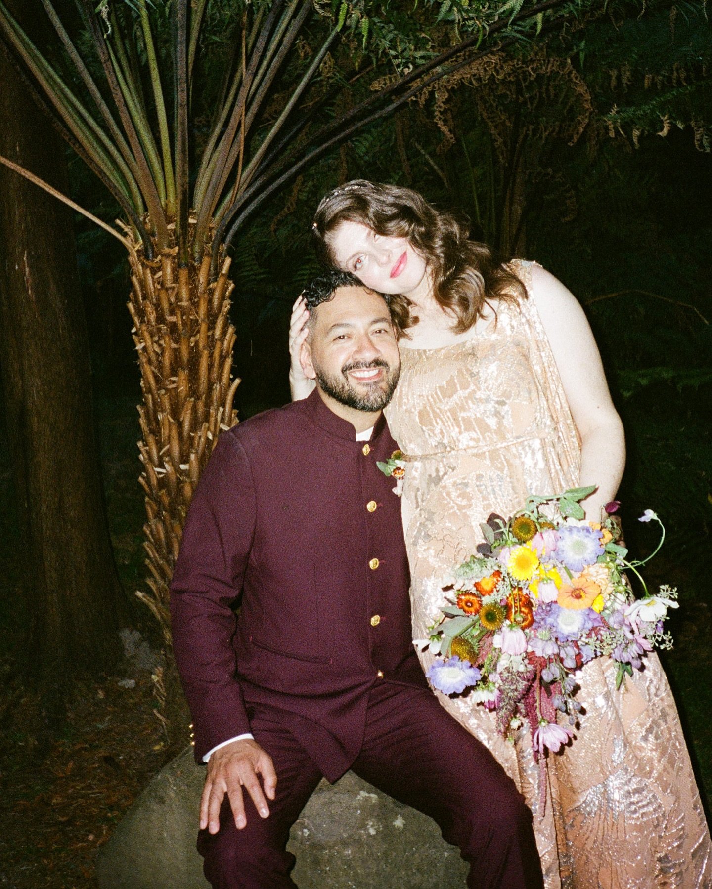 Two very different moments from A+J&rsquo;s wedding/extravaganza, on film 🎞️💃🏻 

Venue: @projekt3488 
Entertainment: @willhuxley 
Wedding dress: Vintage @legrandstripbridal 
Dress tailoring: @sewcatskills 
Suit: @hockerty_official 
Florist: @billi