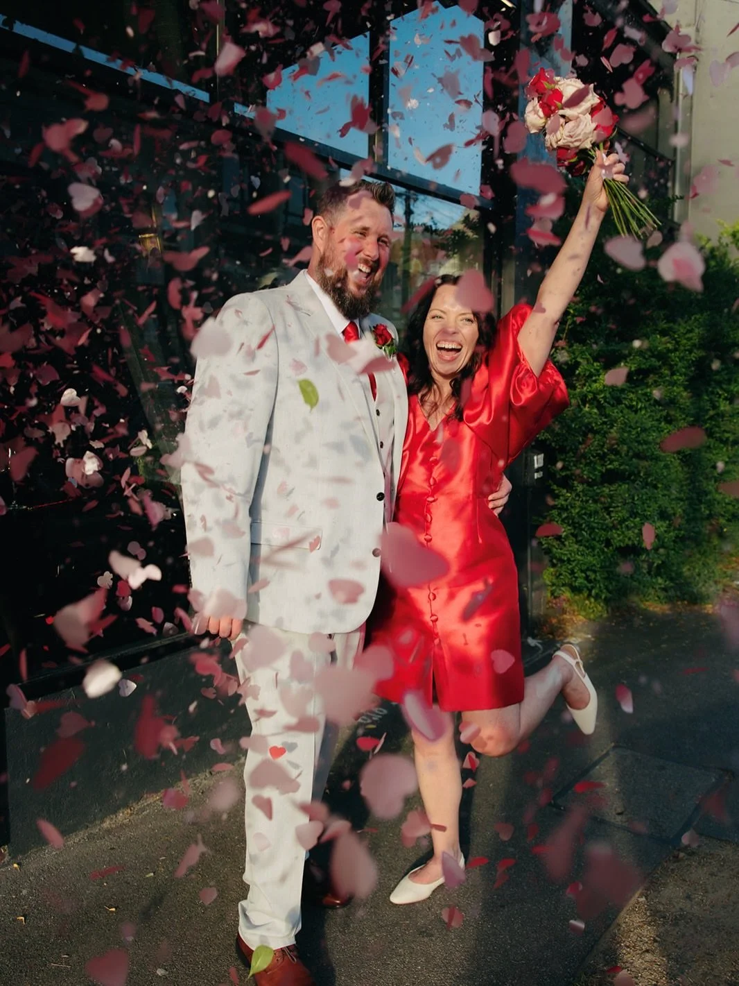 💥❤️Dana &amp; Evan❤️💥 An end of year banger with this most joyous loved up couple, some of my favorite industry vendors, a little red dress, and a lotta love. I am belated on my year-end gratitude wedding wrap up, but thank you for everything 2025?