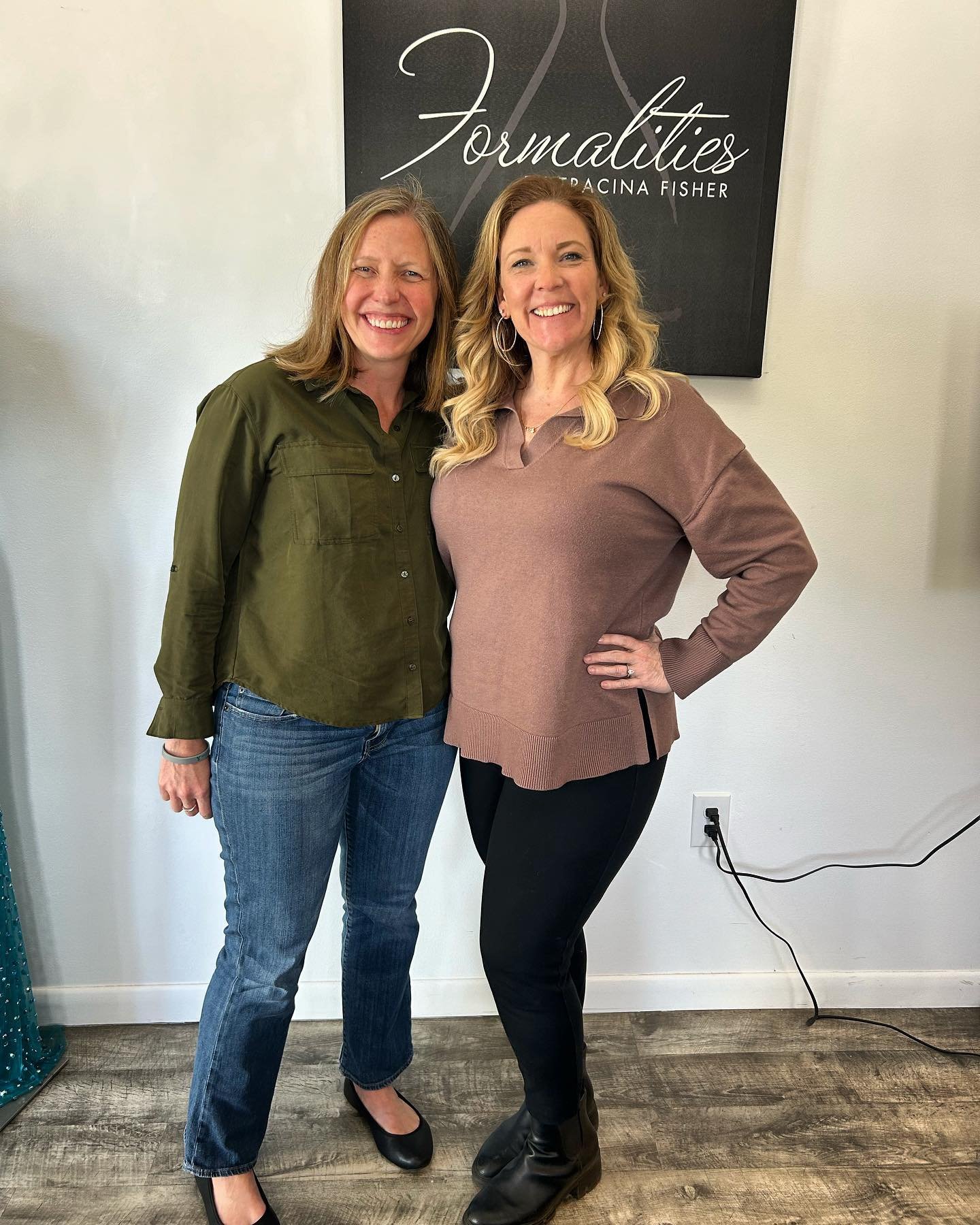 Thank you to Formailities by Tracina Fisher for their donation to the 1st Annual Nennie Scramble taking place on Saturday  April 27th at Nittany Country Club, Mingoville PA. 

Pictured here (left to right): Jillian Walker (Vice President) and Tracina