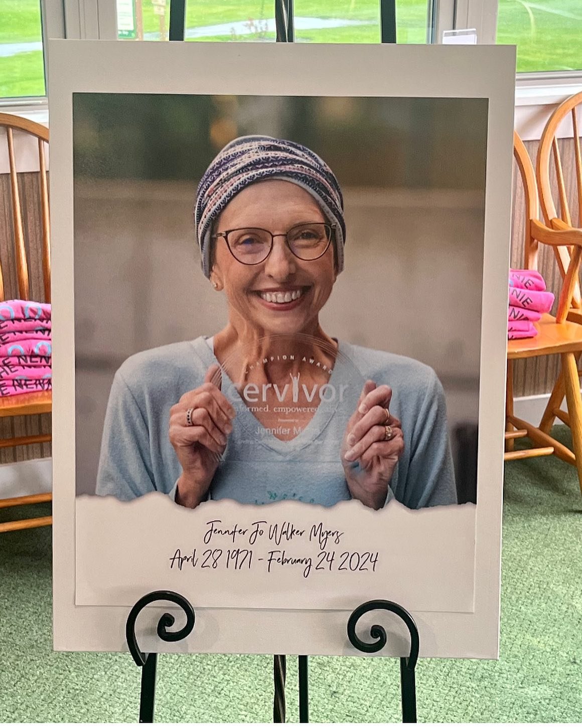 Saturday, April 27th, The Nennie Foundation held the 1st Annual Nennie Scramble golf tournament at Nittany Country Club.  Friends, family and members of Cervivor gathered to raise funds and celebrate the life of Jennifer ￼Walker Myers.  The event was