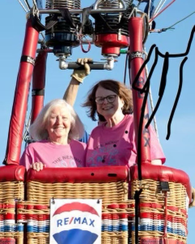 Jenn&rsquo;s mom Cheryl and Aunt Wendy taking the first Hot Air Ballon ride at the 2nd Annual Ethnic Food and Music Festival on Saturday June 15th.  Thank you from The Nennie Foundation for all of your support in raising funds for the foundation. 
#t