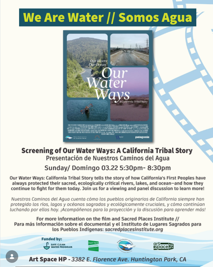 "Our Water Ways: A California Tribal Story" Screening