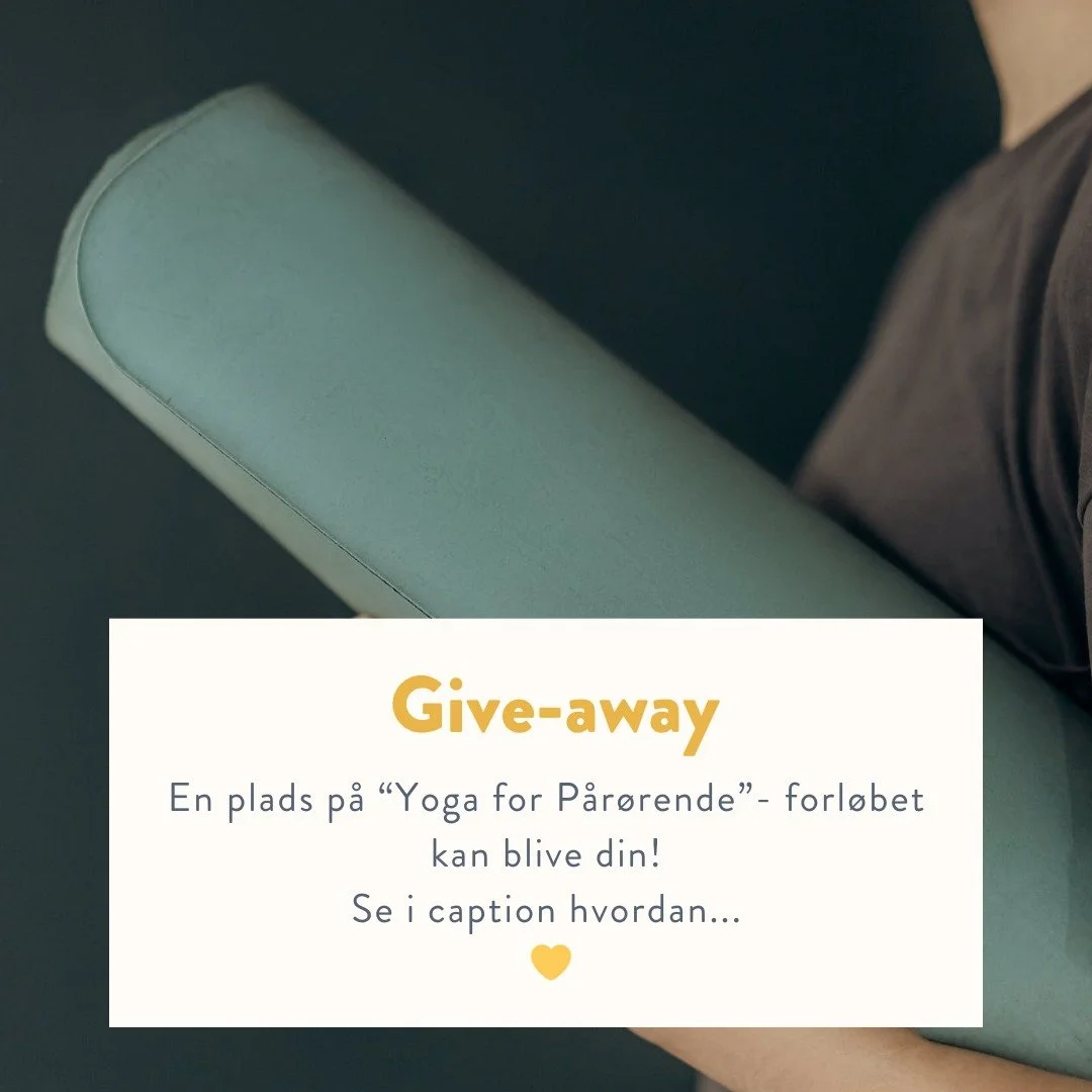 "Yoga for Pårørende" starter på torsdag. 
Fordi vi ved, at mange pårørende kæmper med en presset økonomi, har vi valgt at give en af de få ledige pladser til en pårørende, der