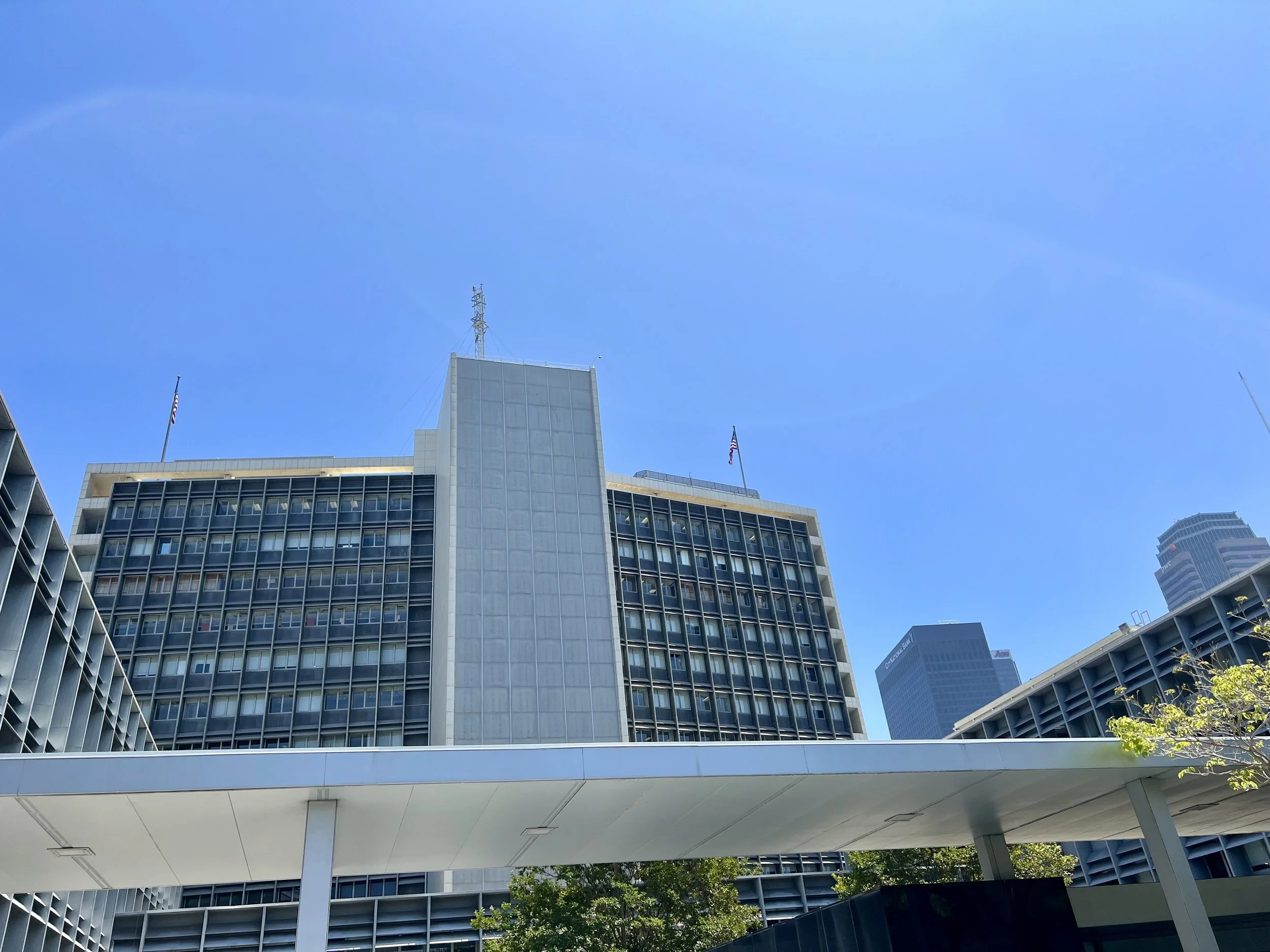 corporate office film location Downtown Los Angeles, Class A office filming location DTLA, executive suite film location Los Angeles, office tower filming location Downtown LA, police headquarters film location Los Angeles, hospital administration fi