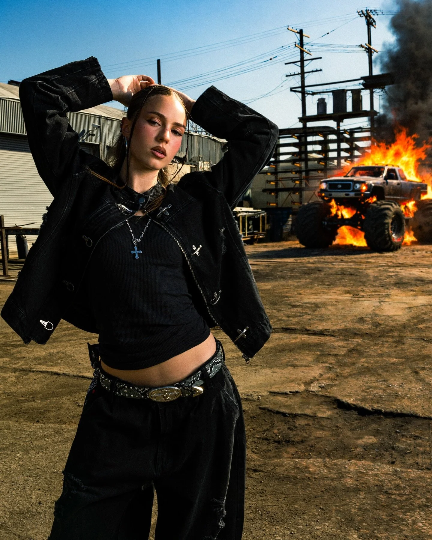  industrial warehouse filming location South Los Angeles, corrugated metal warehouse filming location Los Angeles, green brick wall filming location Los Angeles, vintage industrial stage Los Angeles, warehouse industrial filming location music video,