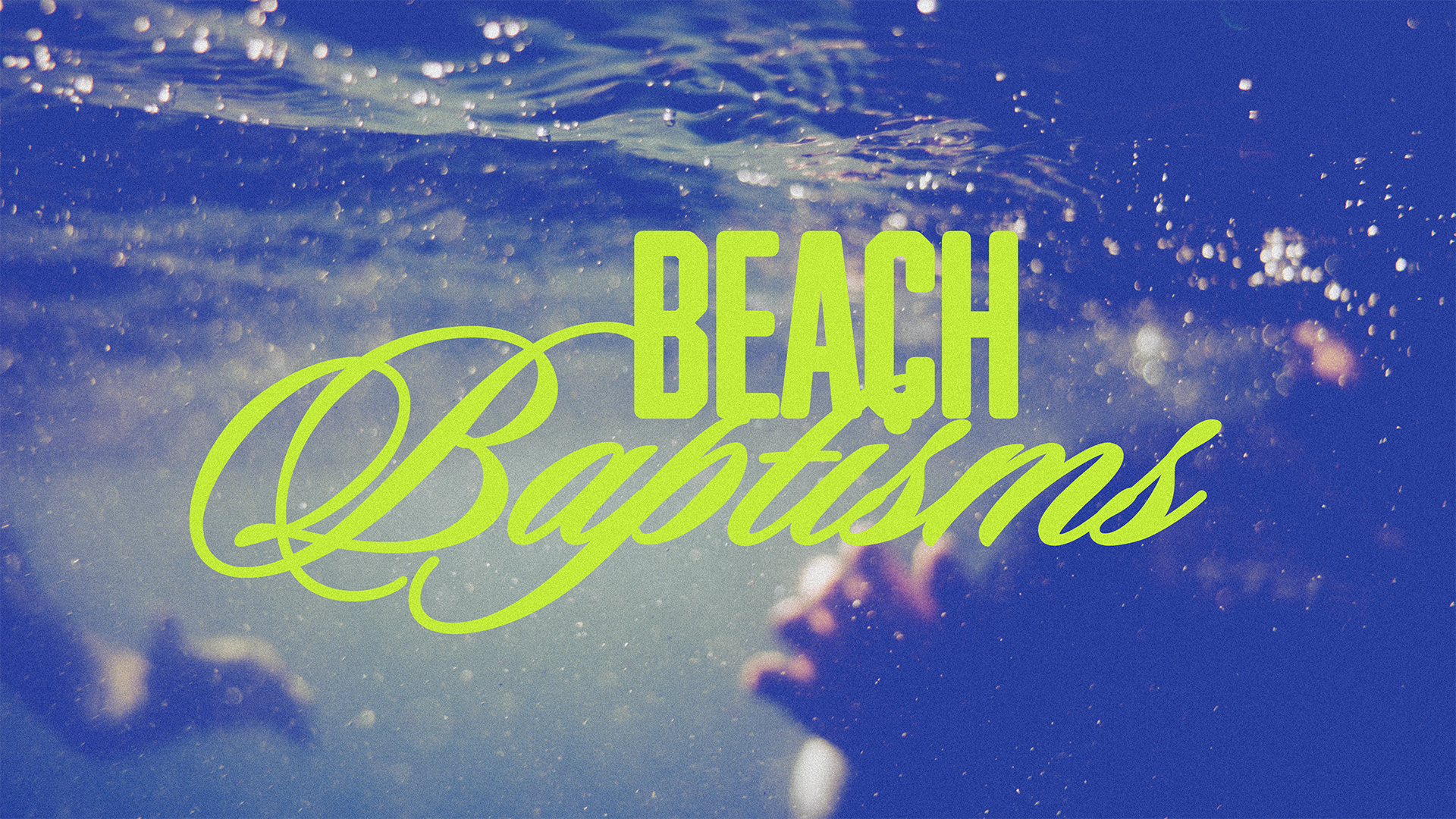 Beach Baptisms - Tuesday 12 January