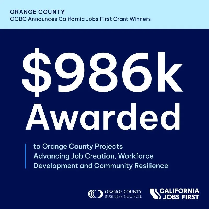 We're excited to share that Blended Impact is one of the awardees selected by the Orange County Business Council to help them activate their advanced manufacturing goals in the county! We are looking forward to partnering with the leadership and shar