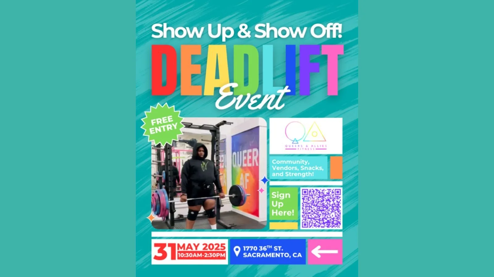 Show Up & Show Off Deadlift Event