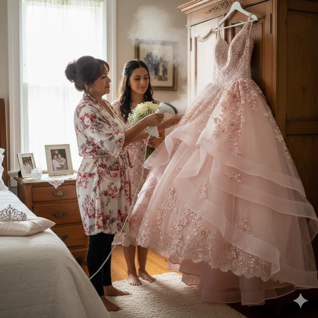 How to Steam Clean a Quinceañera Outfit the Right Way