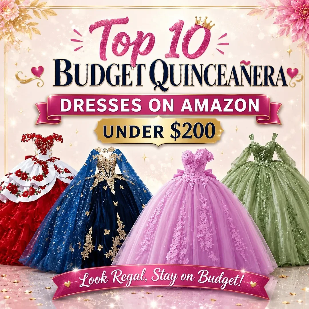 10 Budget Quinceañera Dresses on Amazon Under $200 (2026)