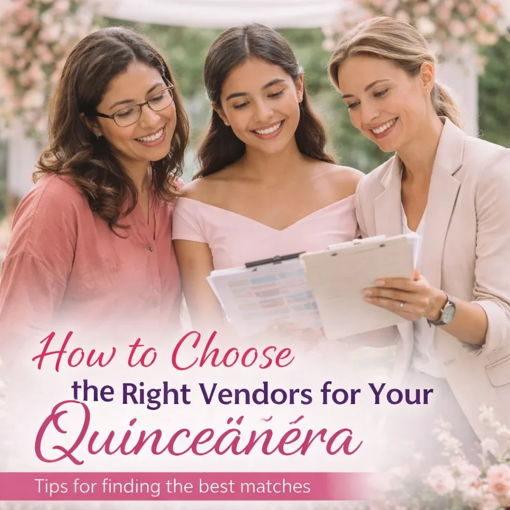 How to Choose the Right Vendors for Your Quinceañera (And Why It Matters More Than You Think)