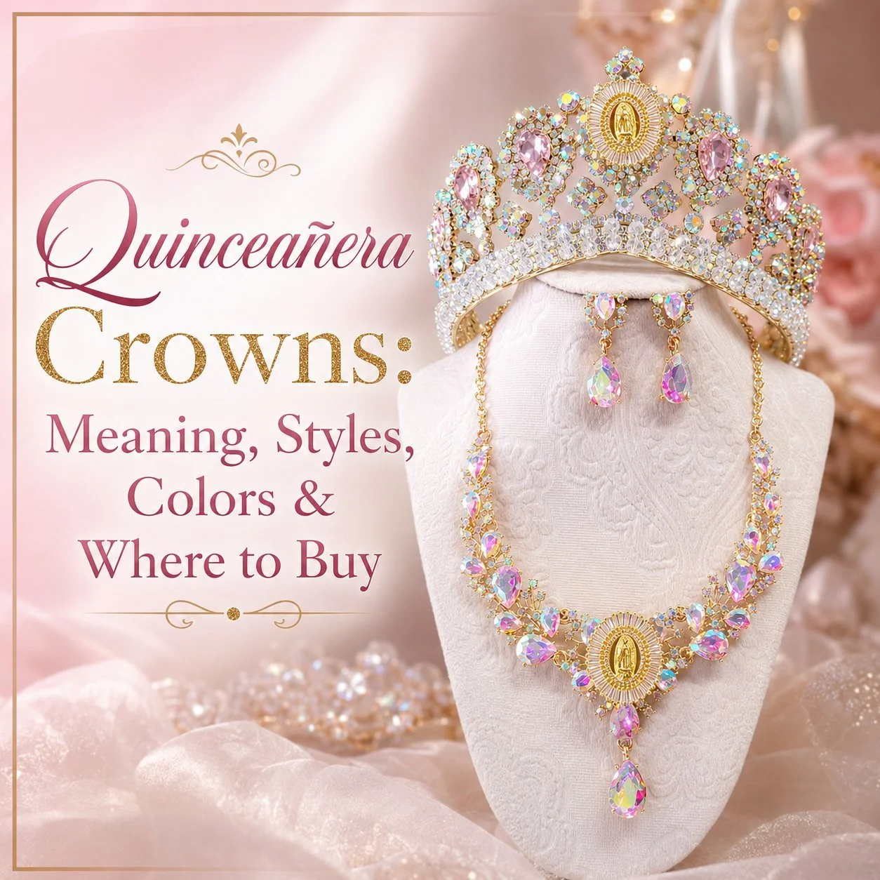 Quinceañera Crowns: Meaning, Styles, Colors &amp; Where to Buy