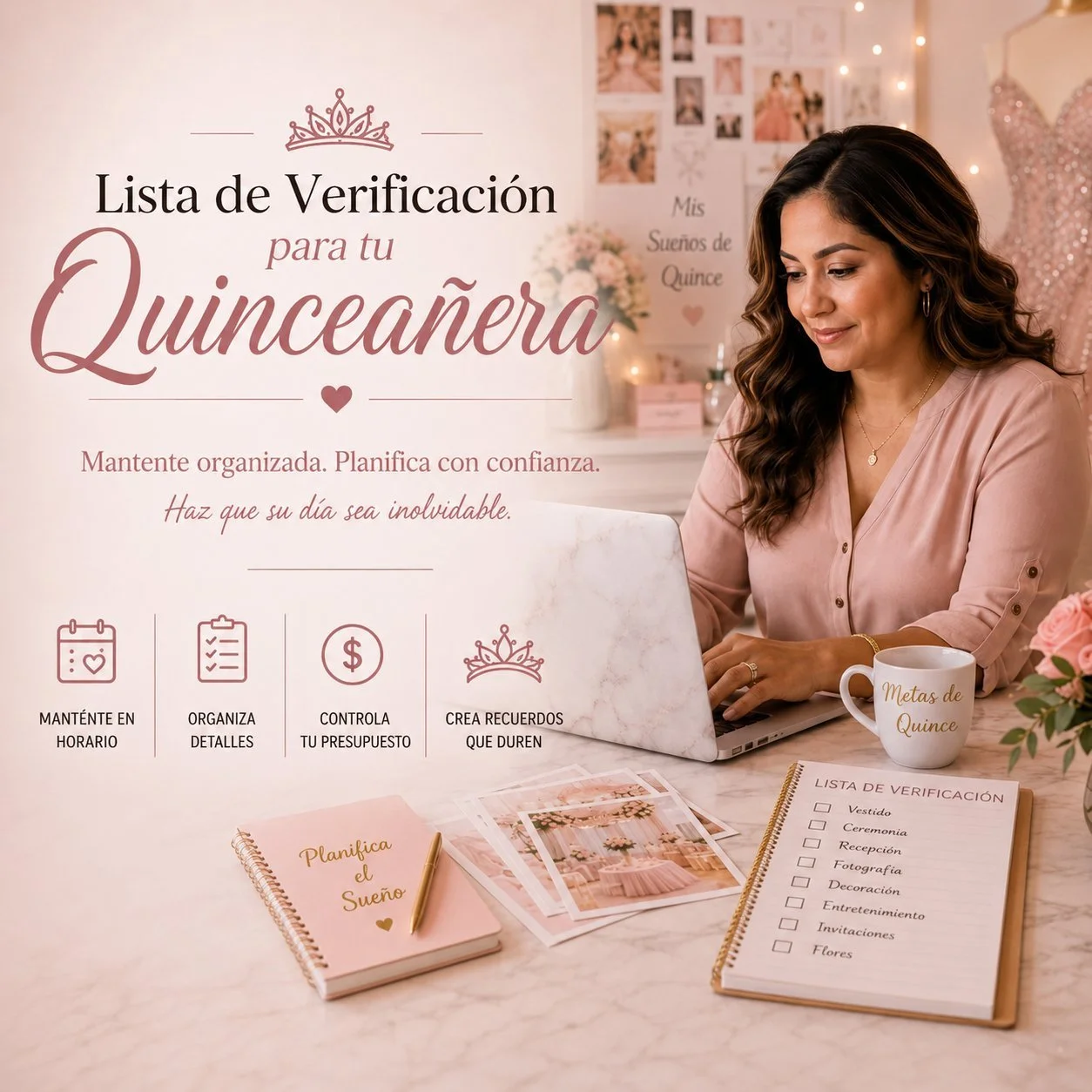 Lista de Planeación de Quinceañera: el Cronograma Completo de 12 a 18 Meses