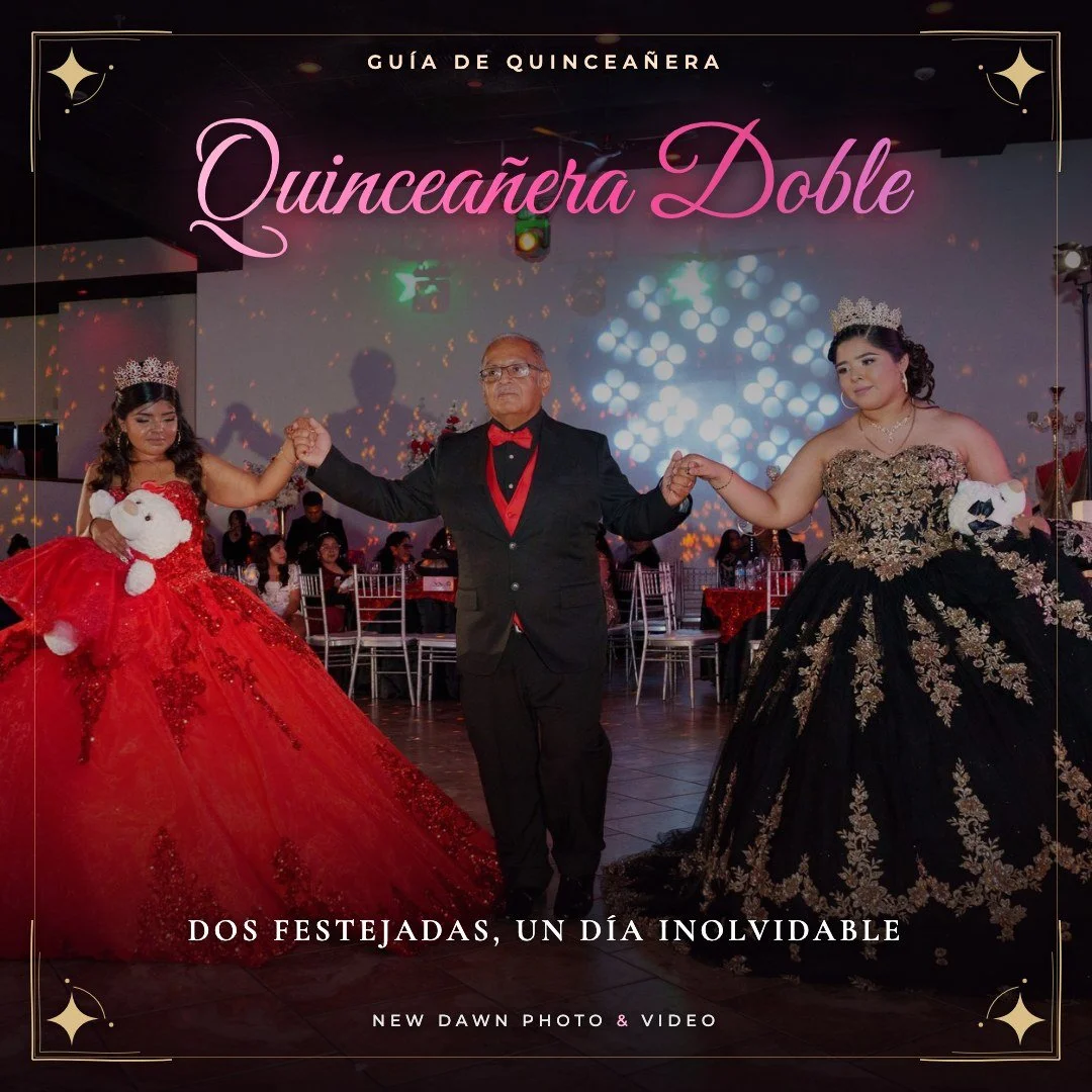 Quinceañera Doble: Dos Festejadas, Un Día Inolvidable (Gemelas, Hermanos y Primas)