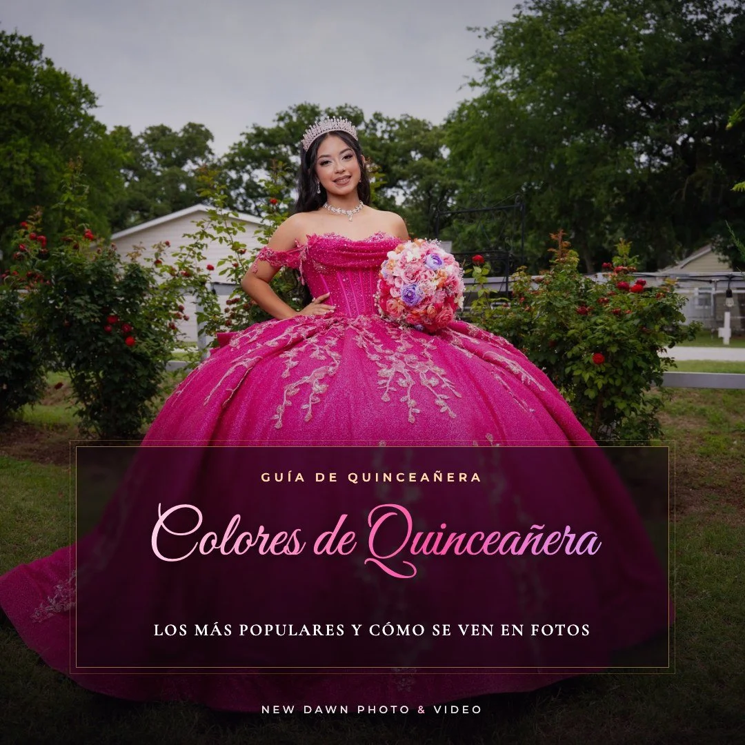 Los Colores Más Populares para Quinceañera (y Cómo se Ven en Fotos)